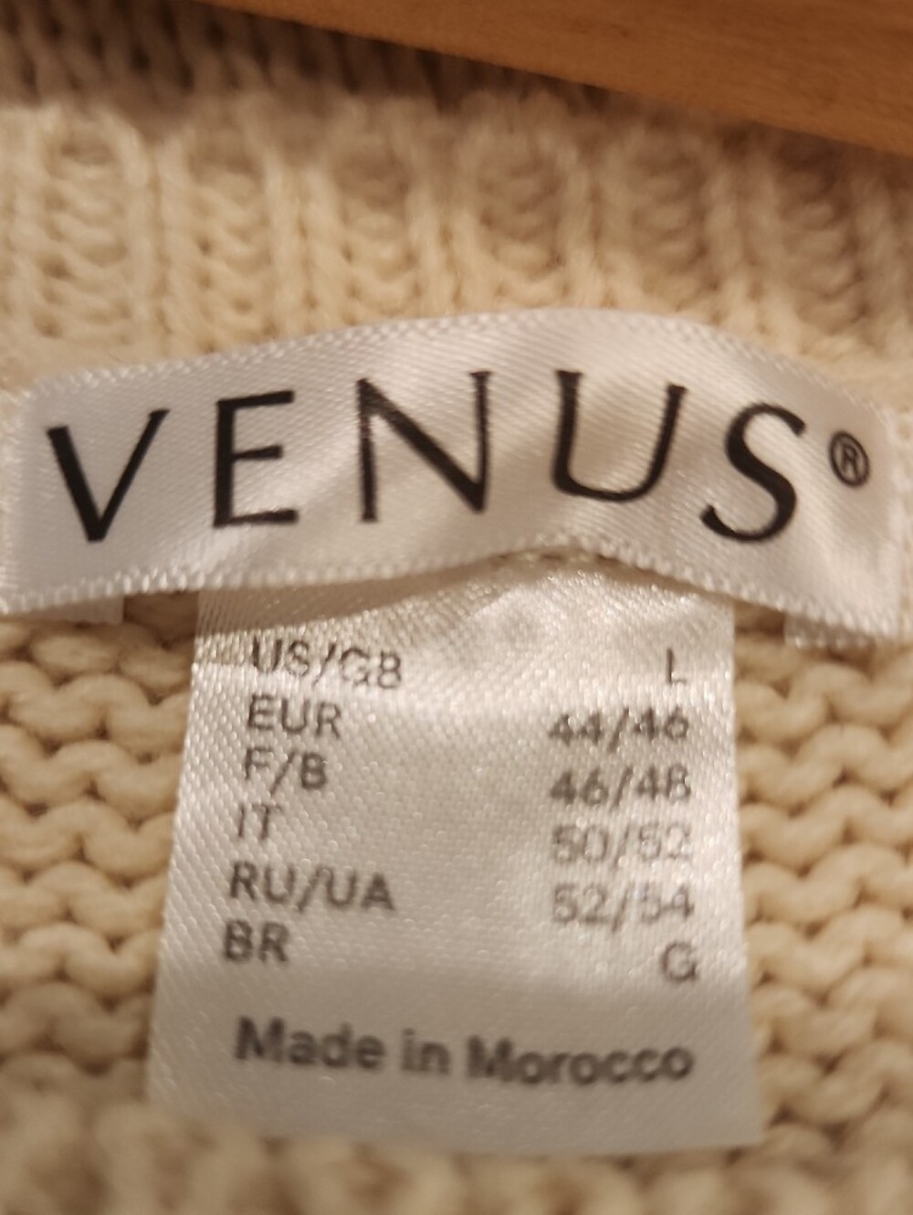 VENUS Cream Cable-Knit Mini Sweater Dress - Picture 10 of 10